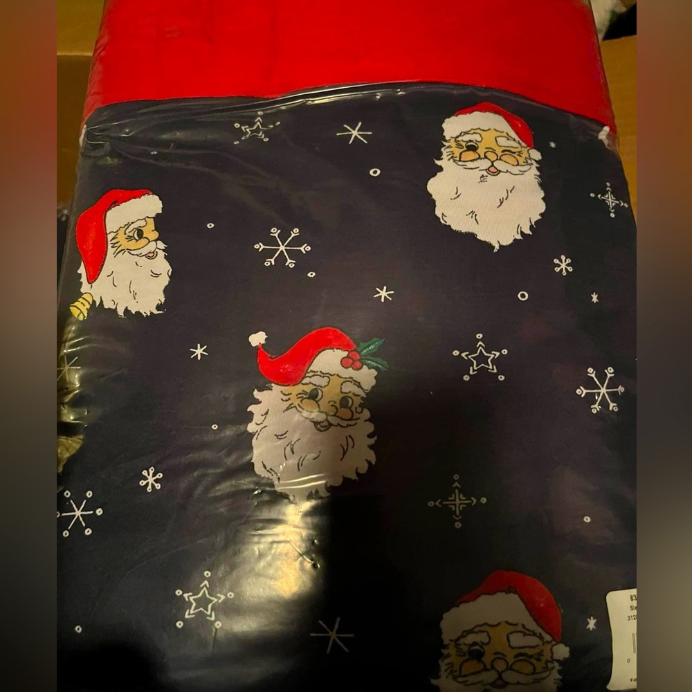 Brand New in Bag Sold out Santa sheets T.B.B.C